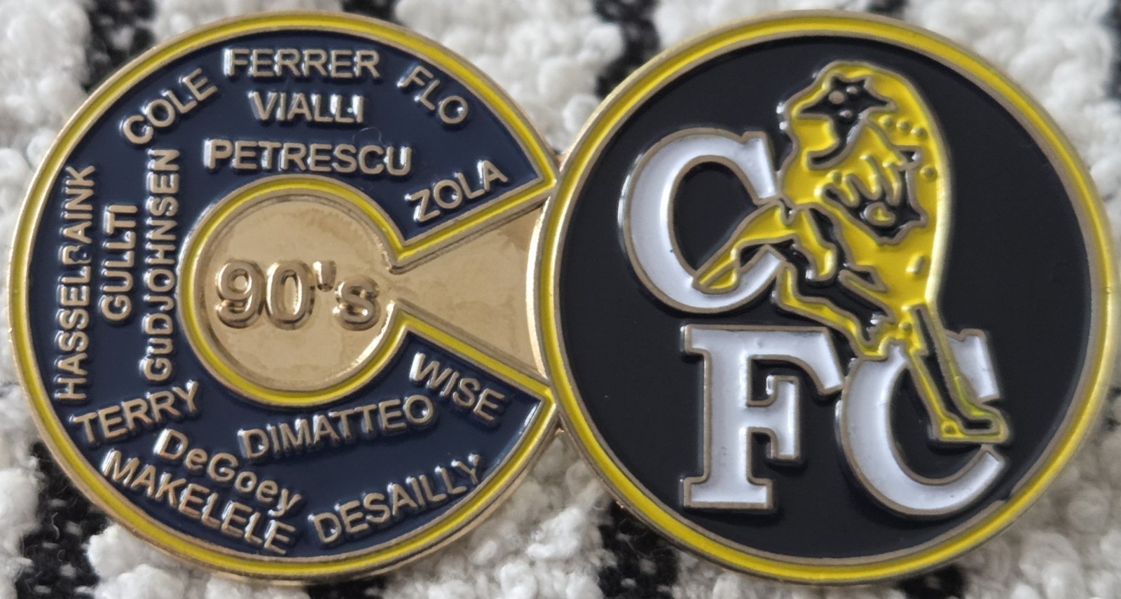 Chelsea FC Badge - CHELSEA 90's LEGENDS BADGE  for sale on Ebay