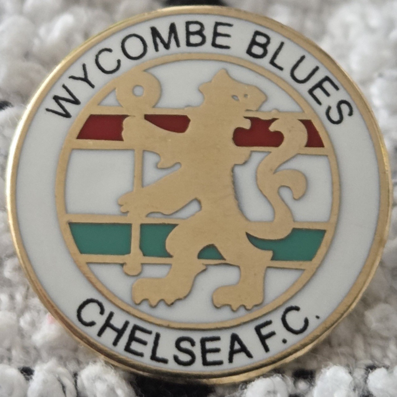Chelsea FC Badge - CHELSEA WYCOMBE BLUES SUPPORTERS BADGE  for sale on Ebay