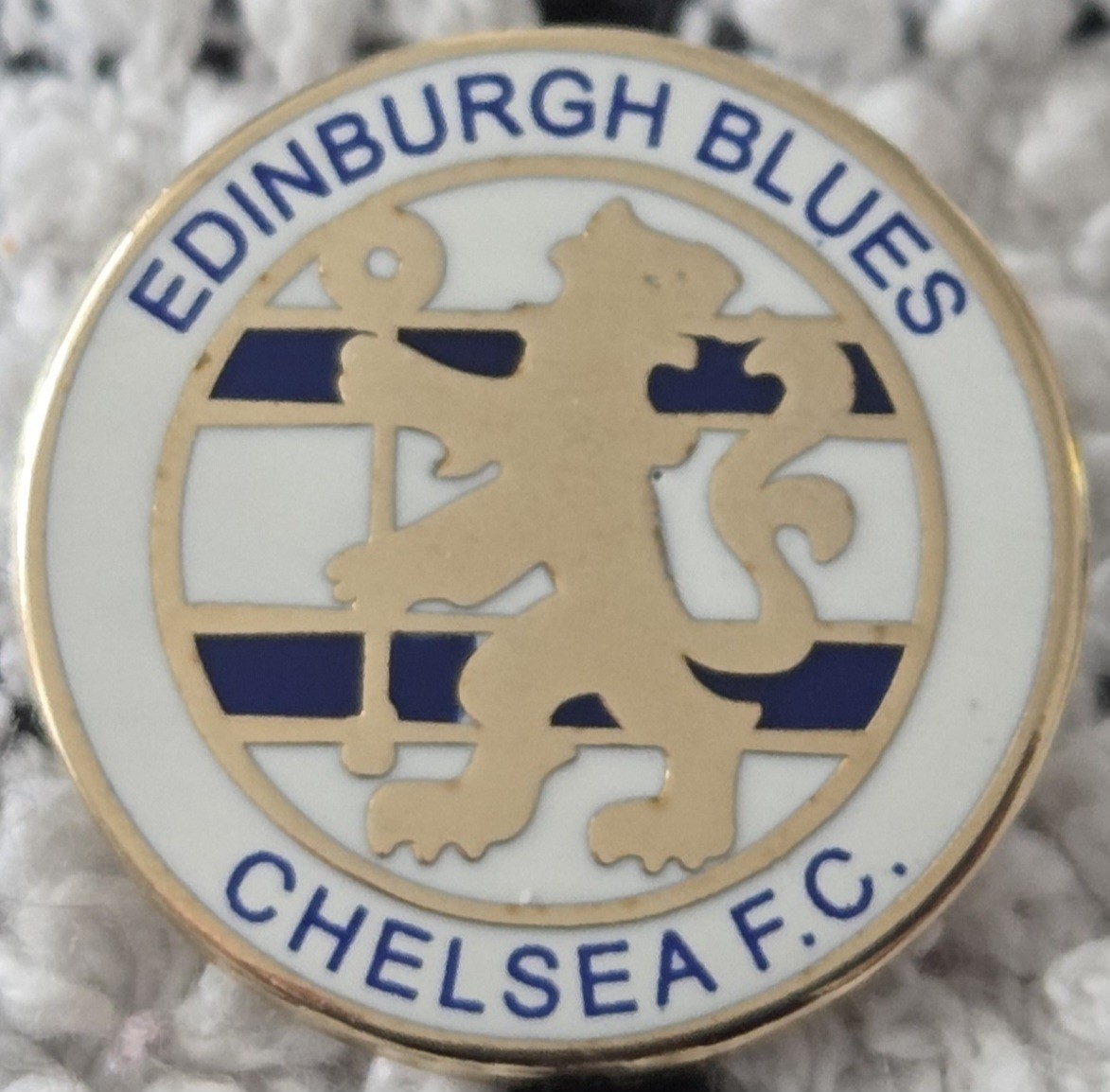 Chelsea FC Badge - CHELSEA EDINBURGH BLUES SUPPORTERS BADGE  for sale on Ebay
