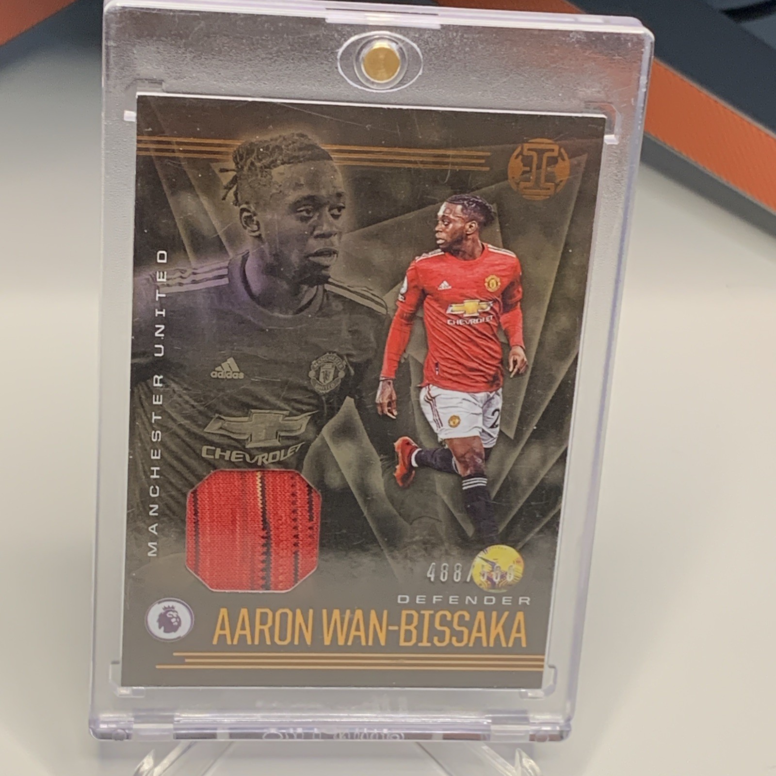 Aaron Wan-Bissaka Player Worn Patch /500 Panini Chronicles Manchester United for sale on Ebay
