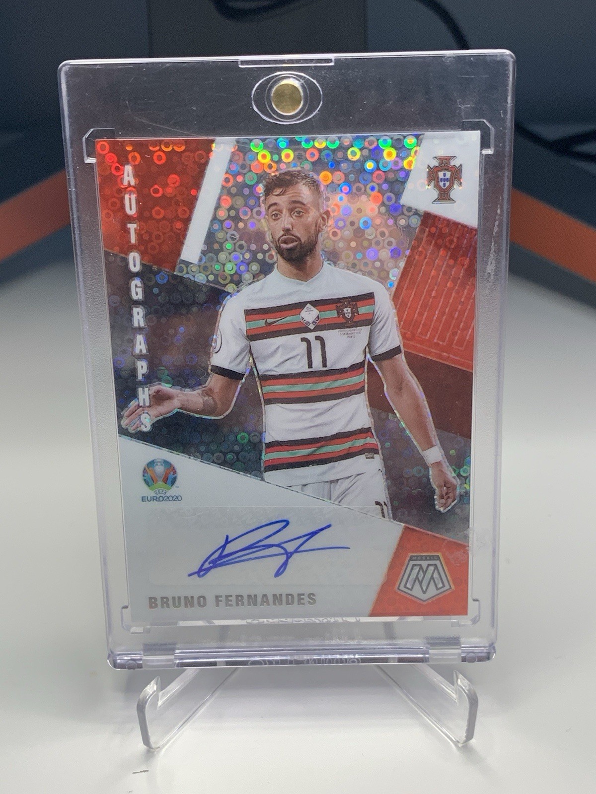 Bruno Fernandes Auto Panini Euro 2020 Mosaic Portugal Manchester United for sale on Ebay