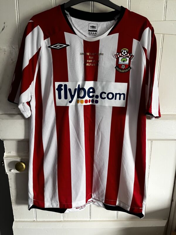 2009 - 2010 Southampton Johnstones Paint  cup shirt football shirt Rare Retro for sale on Ebay