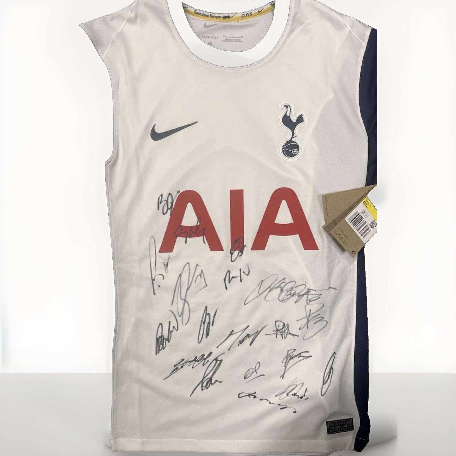 Tottenham Hotspurs Signed Home Shirt By Current Squad 2024-2025 COA inc for sale on Ebay