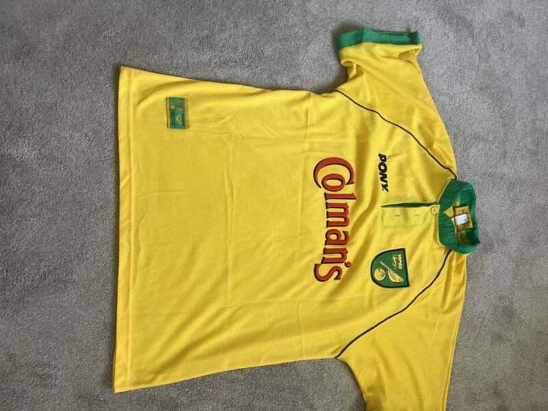 Retro Norwich City Shirt -Large for sale on Ebay