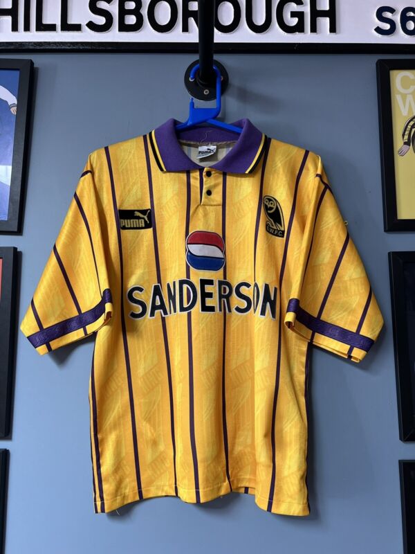 Sheffield Wednesday Away Shirt 1994/1996 “8” Waddle Small for sale on Ebay