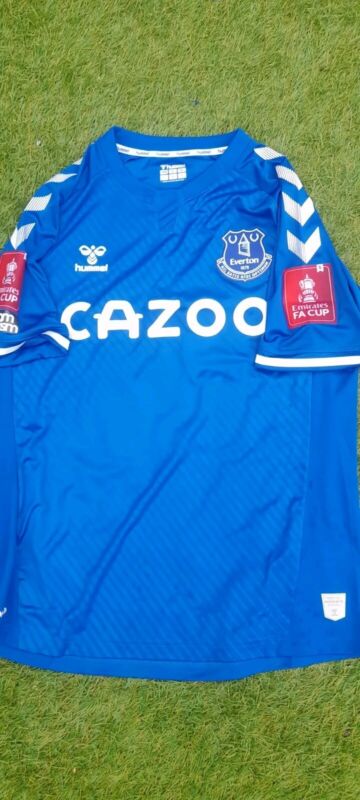 EVERTON TURKEY 🇹🇷 CENK TOSUN FA CUP MATCH  SHIRT  for sale on Ebay