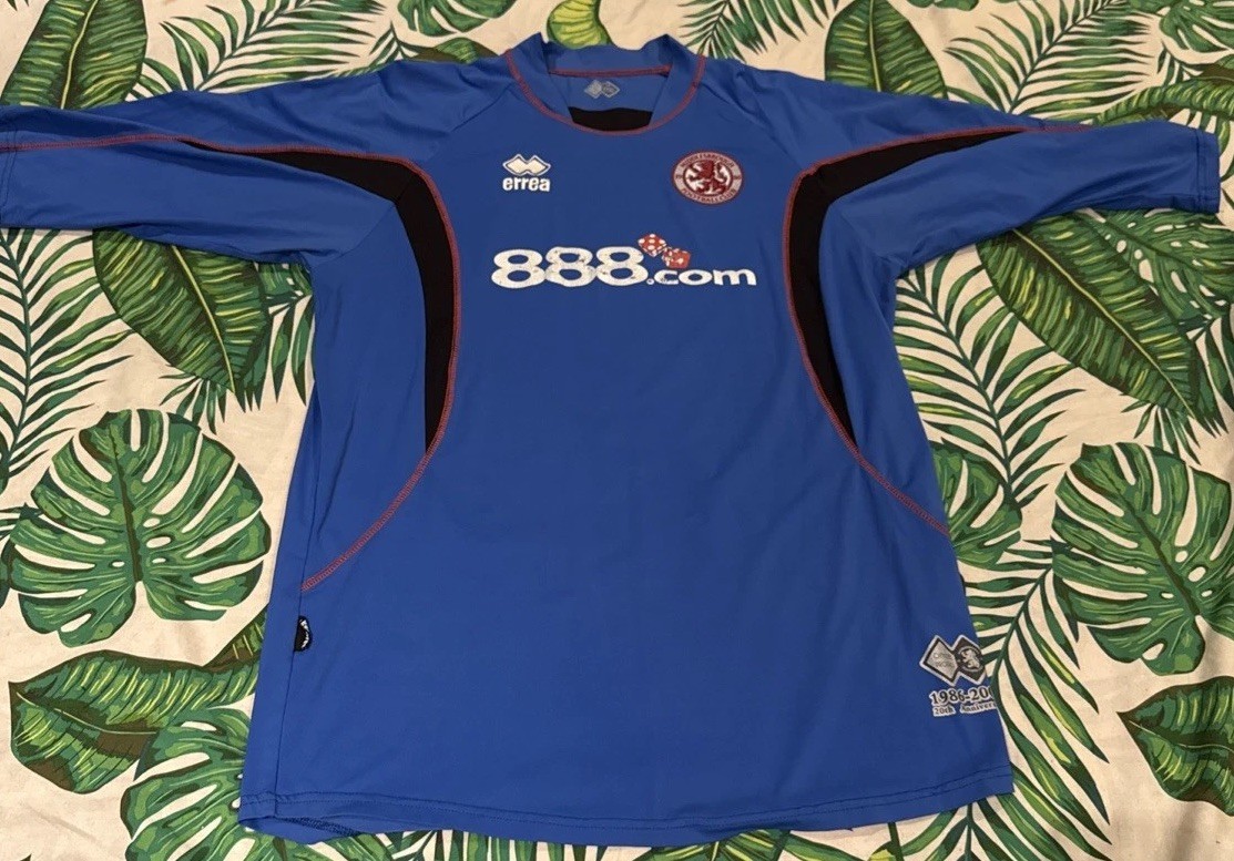 Middlesbrough Football Club 20th Anniversary Training Top Size XL Extra Large for sale on Ebay