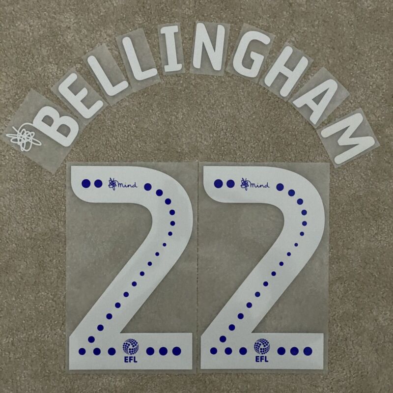 Birmingham City | BELLINGHAM 22 | EFL 2018/19 - 2019/20 Shirt Name & Number Set for sale on Ebay