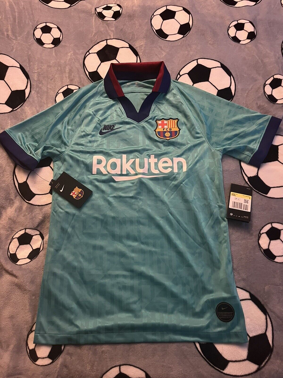 Rare FC Barcelona 19/20 Small Third Shirt Brand New with Tags Football for sale on Ebay