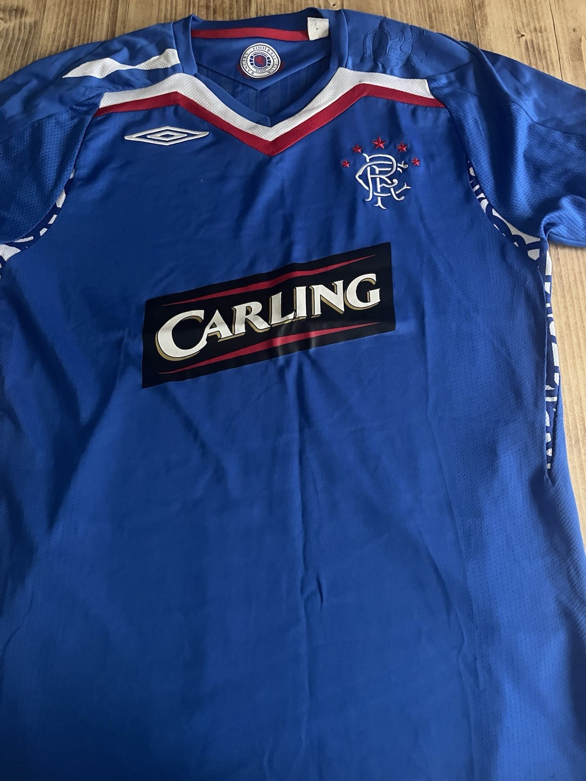 Glasgow Rangers Shirt 2008 Europa League Final Size Small for sale on Ebay