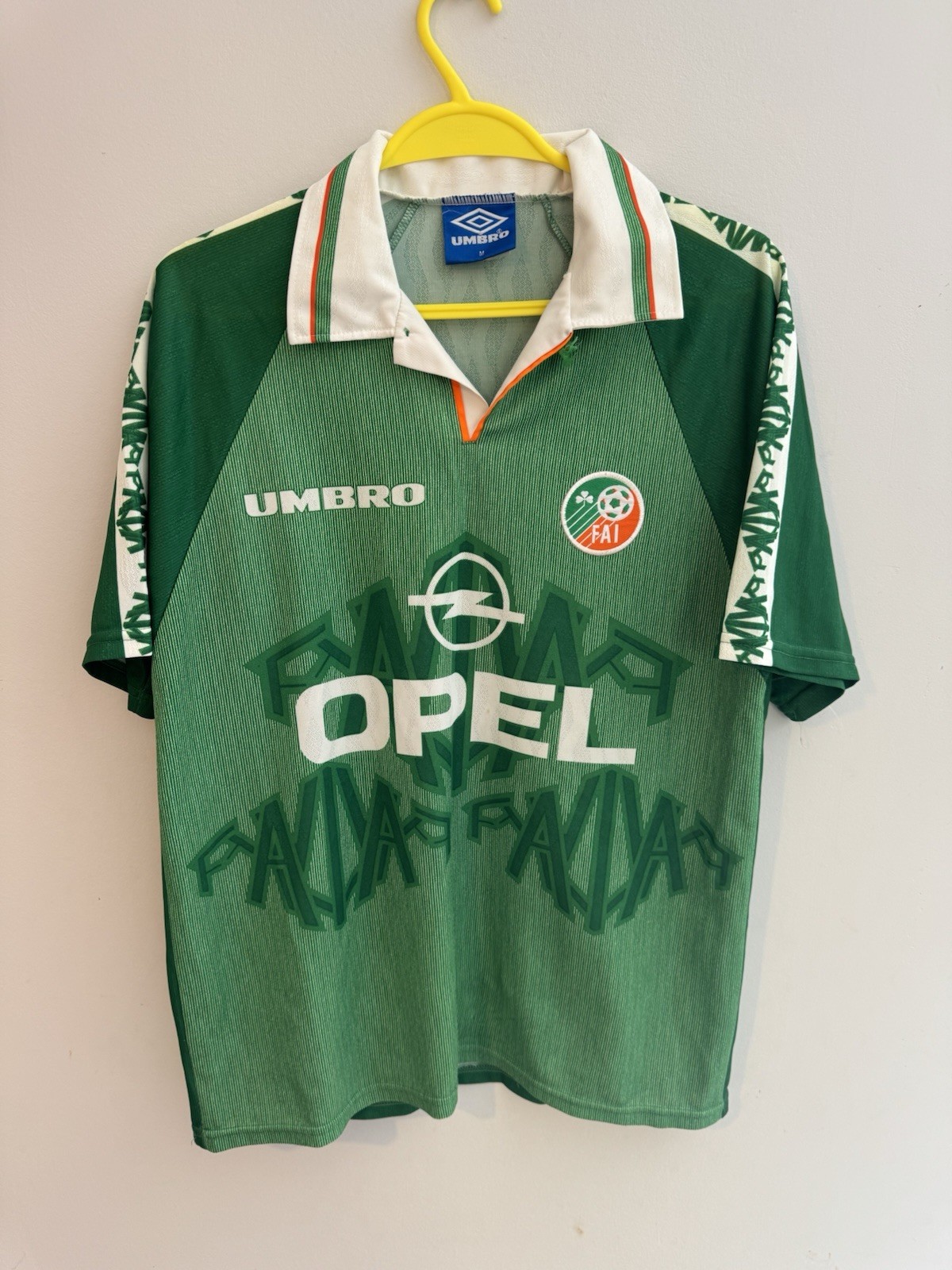 Vintage Umbro Ireland 1996/97/98home football shirt jersey size M Medium for sale on Ebay