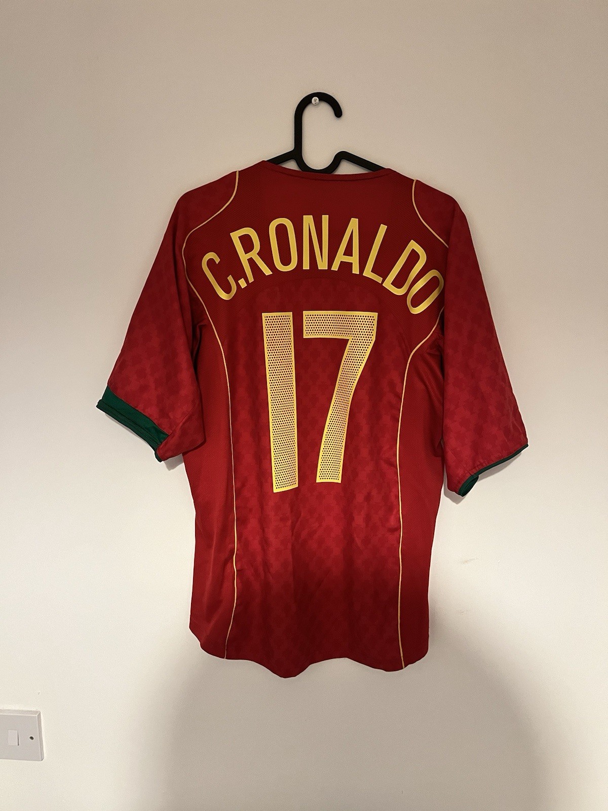 Portugal 2004 Home Football Shirt, C.RONALDO 17, Medium for sale on Ebay