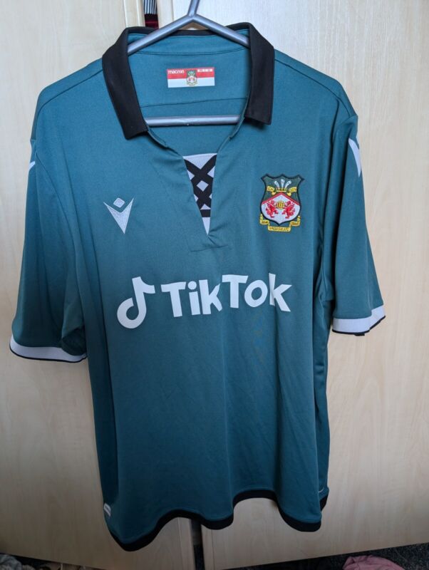 Wrexham AFC Away Shirt 2021-22 Philladelphia Eagles Green XXL Ryan Reynolds for sale on Ebay