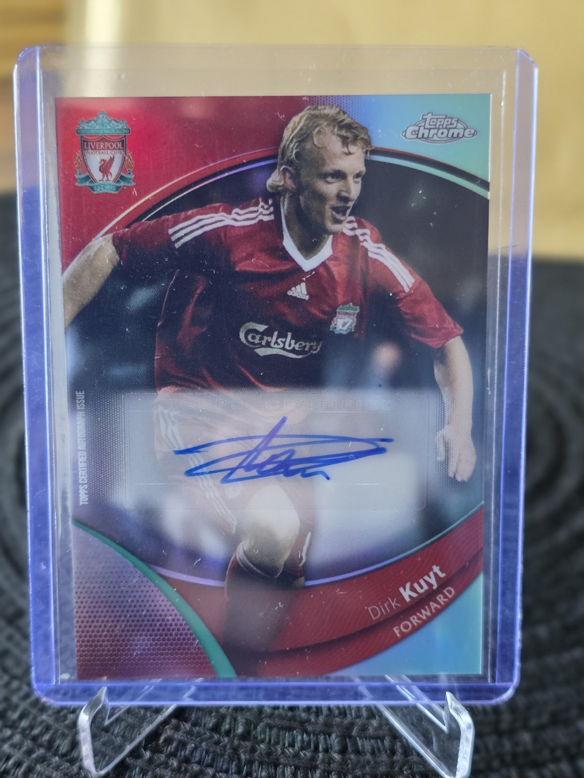 Dirk Kuyt Auto Topps 2023-24 Liverpool FC Chrome   for sale on Ebay
