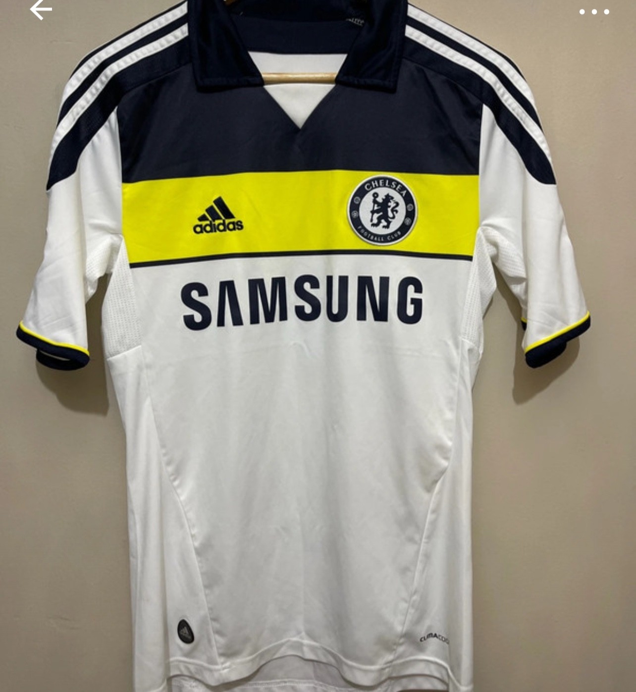 Chelsea Away shirt year 2011 - 2012 Football adidas size small good condition for sale on Ebay