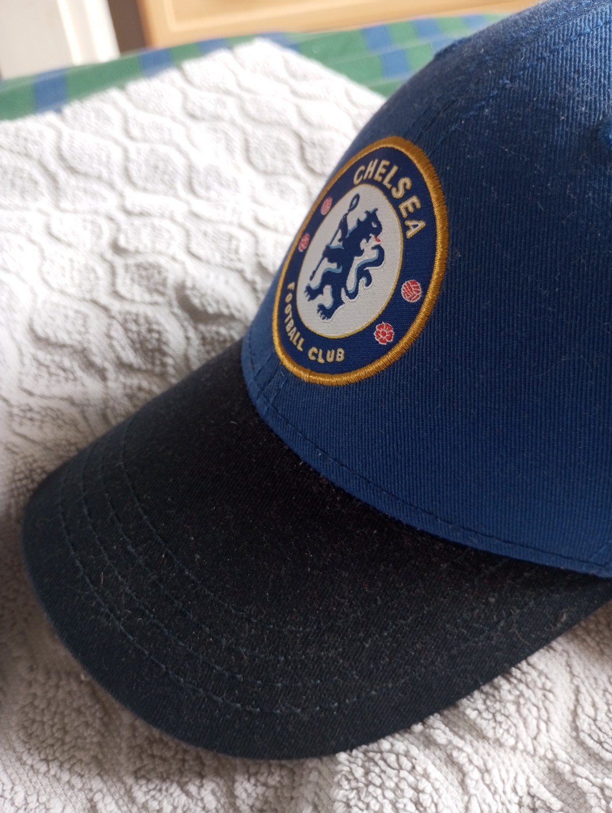 Chelsea FC Royal Blue/Navy Youth Baseball Cap Hat | Used | Official Merchandise for sale on Ebay