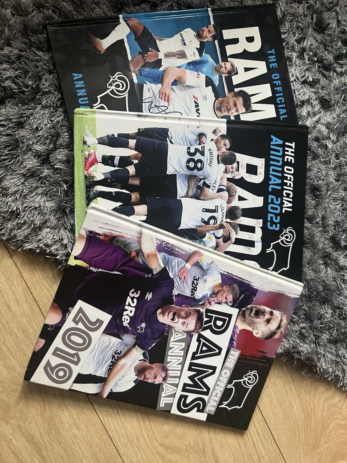 Signed Derby County Annuals  for sale on Ebay