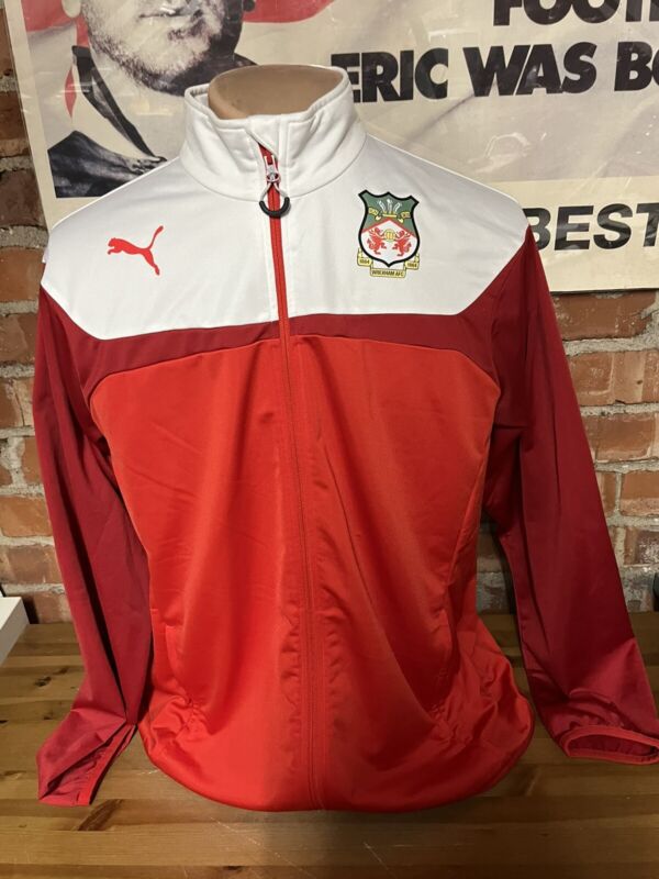 PUMA WREXHAM CYMRU   TRAINING FOOTBALL  RACECOURSE ANTHEM JACKET ADULT SIZE XL for sale on Ebay