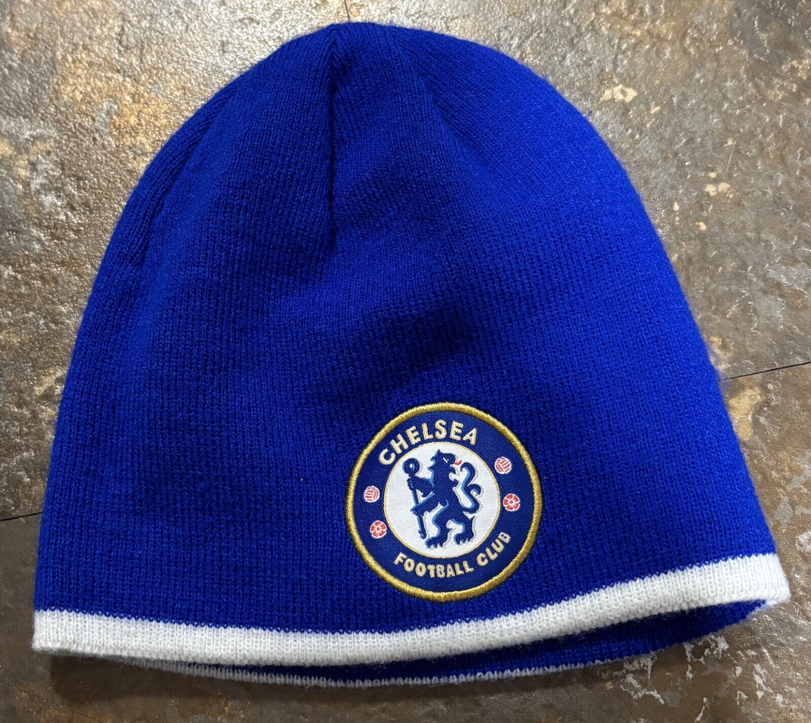 Chelsea Football Blue Official Beanie Hat One Size Junior for sale on Ebay