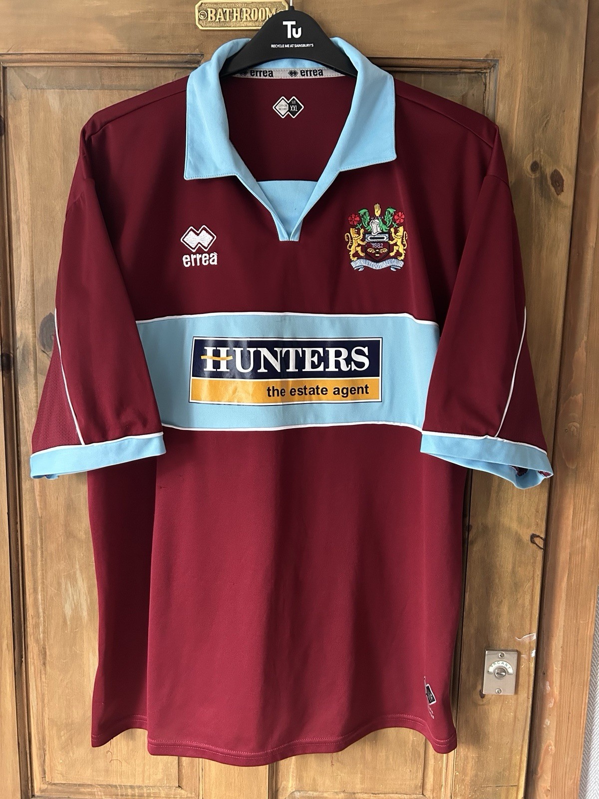 Burnley FC 2005/06 Errea Vintage Home Football Shirt Adult XXL 2XL 2006 RARE £5 for sale on Ebay