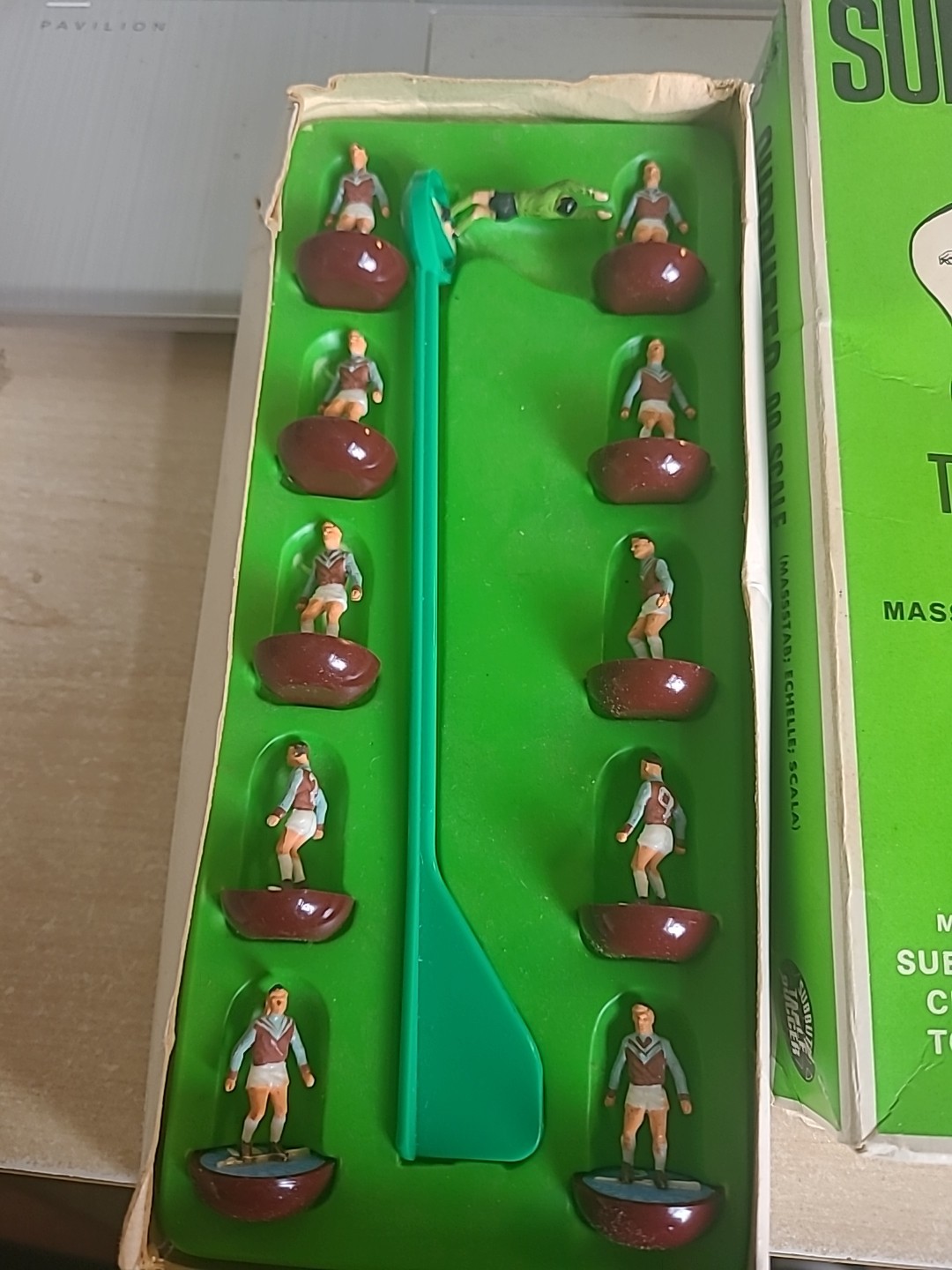 Subbuteo Hw Team Ref 209 West Ham Utd Referenced Box for sale on Ebay
