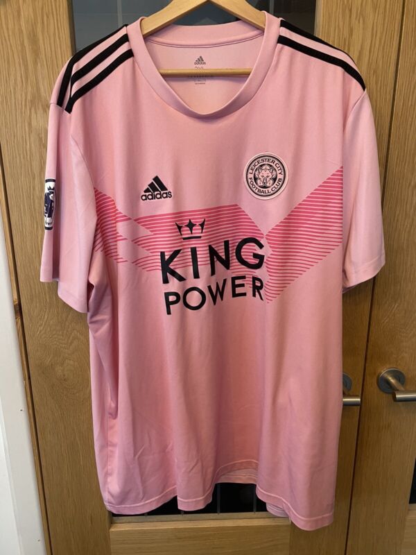 Official Adidas Leicester City 2019 20 Away Pink Shirt Size XXL for sale on Ebay