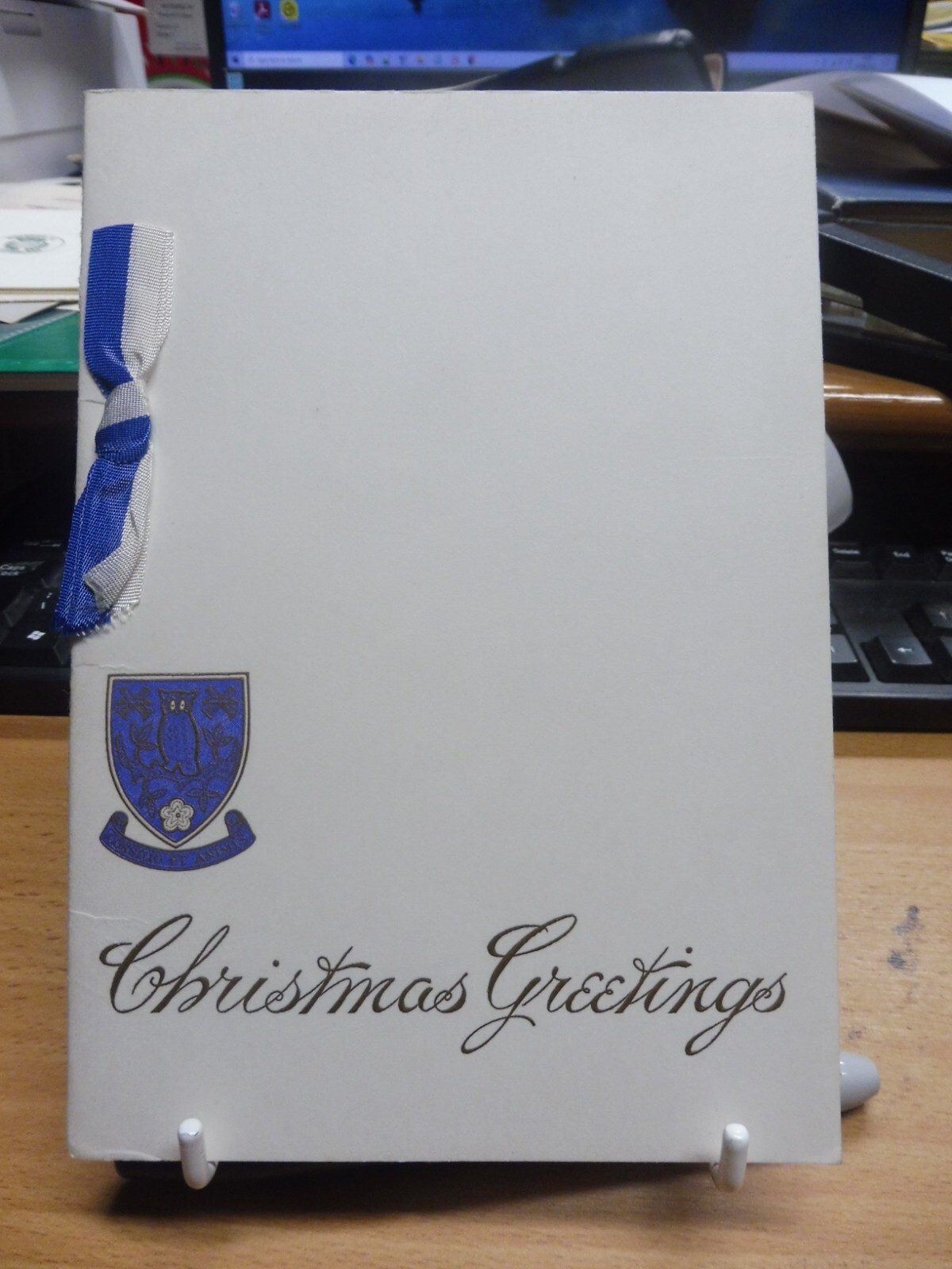 Official Sheffield Wednesday F.C. Xmas Card 1972 for sale on Ebay