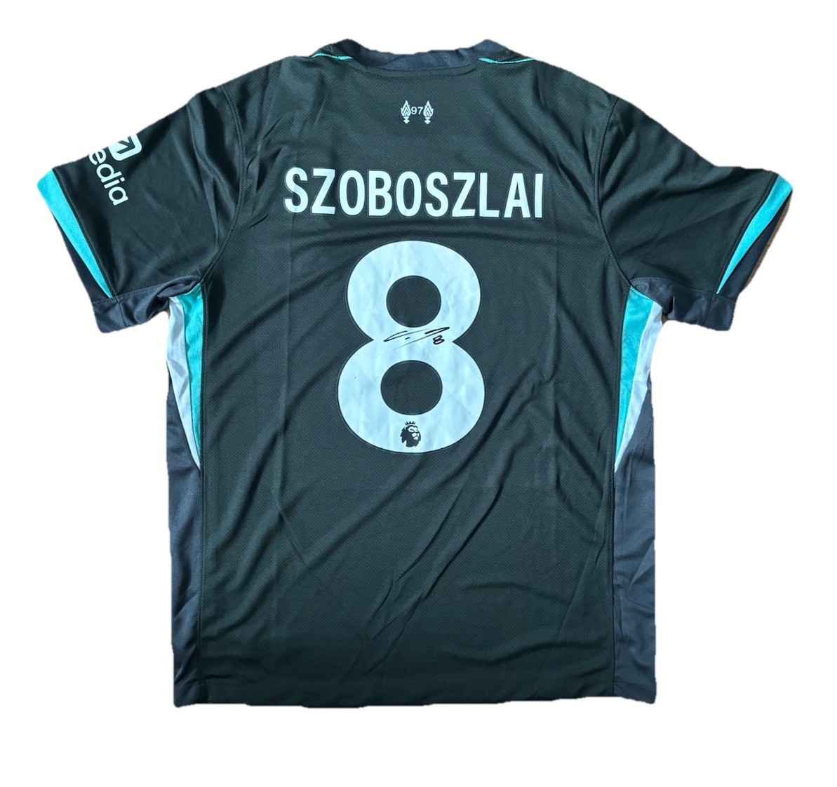 DOMINIK SZOBOSZLAI Signed Liverpool Away Shirt 2024/25 Football Hungary COA for sale on Ebay