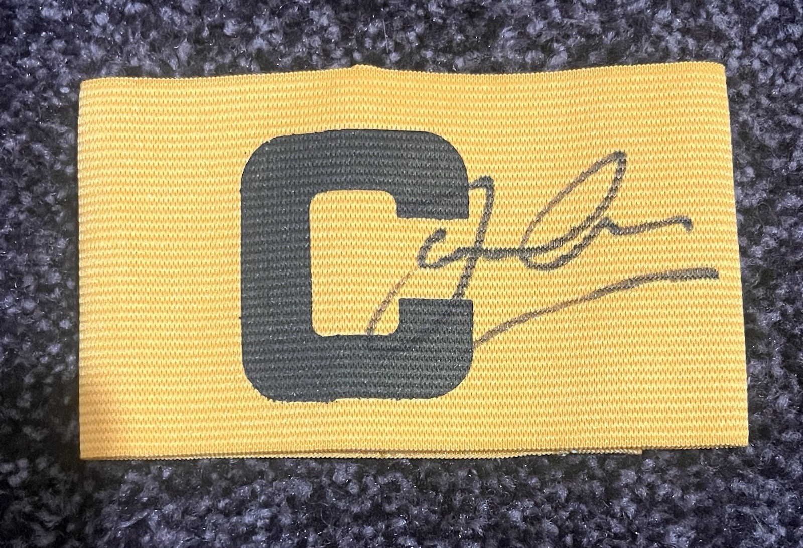 Jordan Henderson - Liverpool & England  Signed Captain Armband wCOA for sale on Ebay