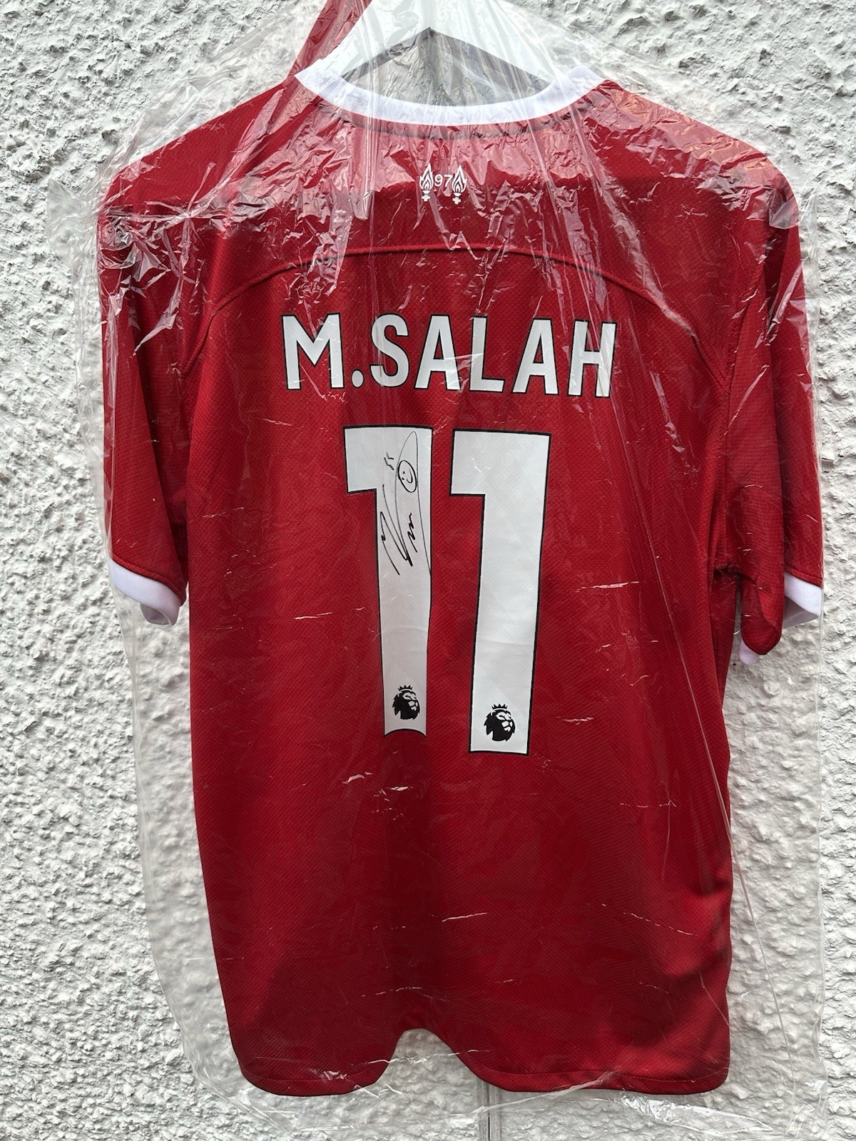 Mohamed Salah Hand-Signed Liverpool FC Shirt – Size XL – COA for sale on Ebay