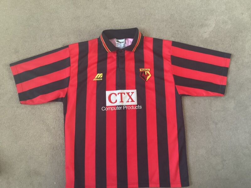 Watford FC Football Shirt large  42 -44 Chest for sale on Ebay