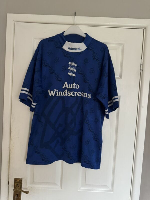 Birmingham City Home football shirt 1995 1996 Admiral Blue Adults L 42/44