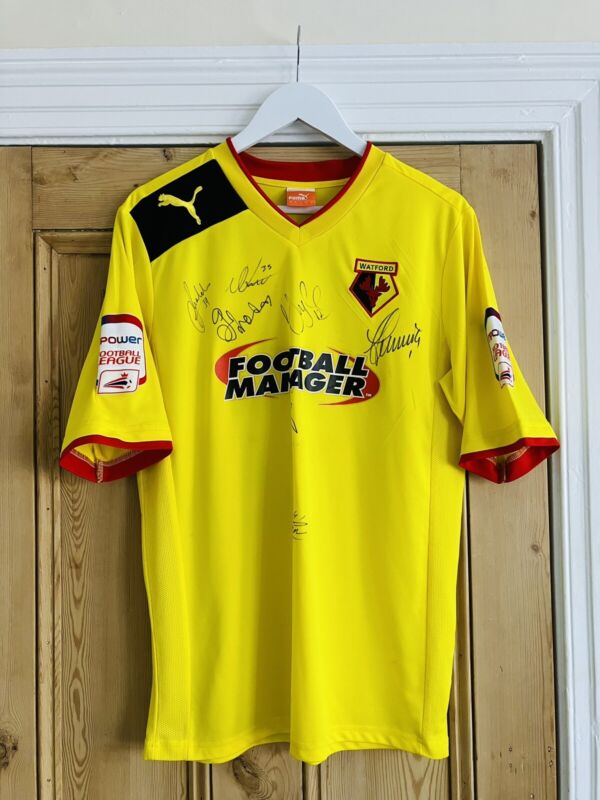 Rare Watford FC Troy Deeney #9 Match Worn / Signed Home Shirt 2012/13 Season! for sale on Ebay