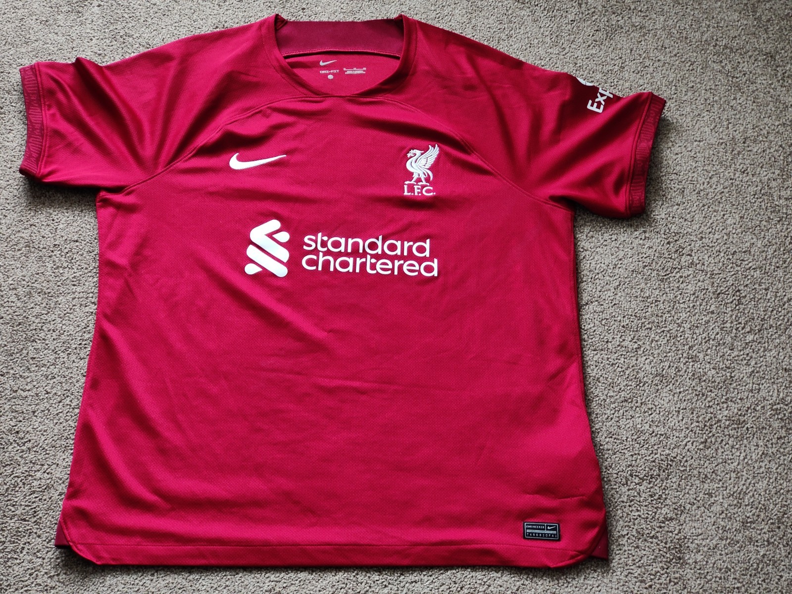 GENUINE NIKE DRI-FIT LIVERPOOL LFC 2022-23 HOME JERSEY. UK SIZE XL. for sale on Ebay