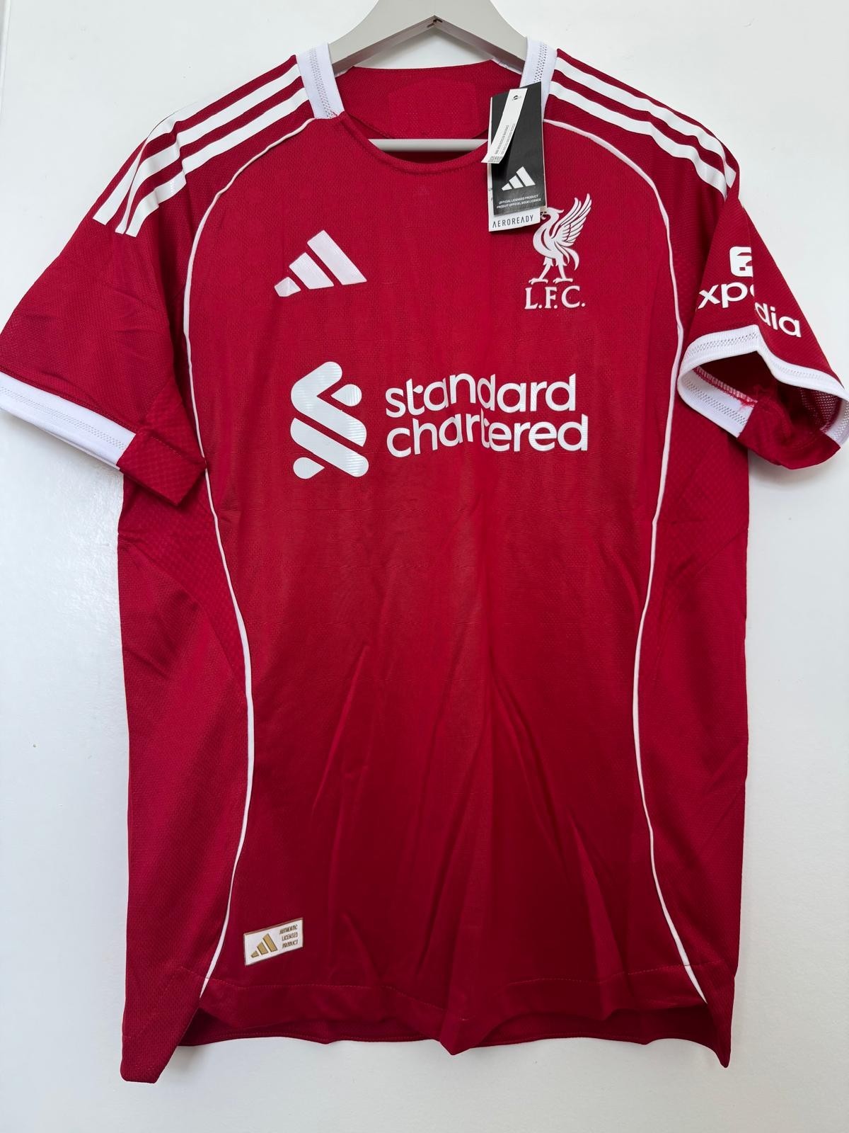 Liverpool Football Shirt L Size Home Jersey New for sale on Ebay