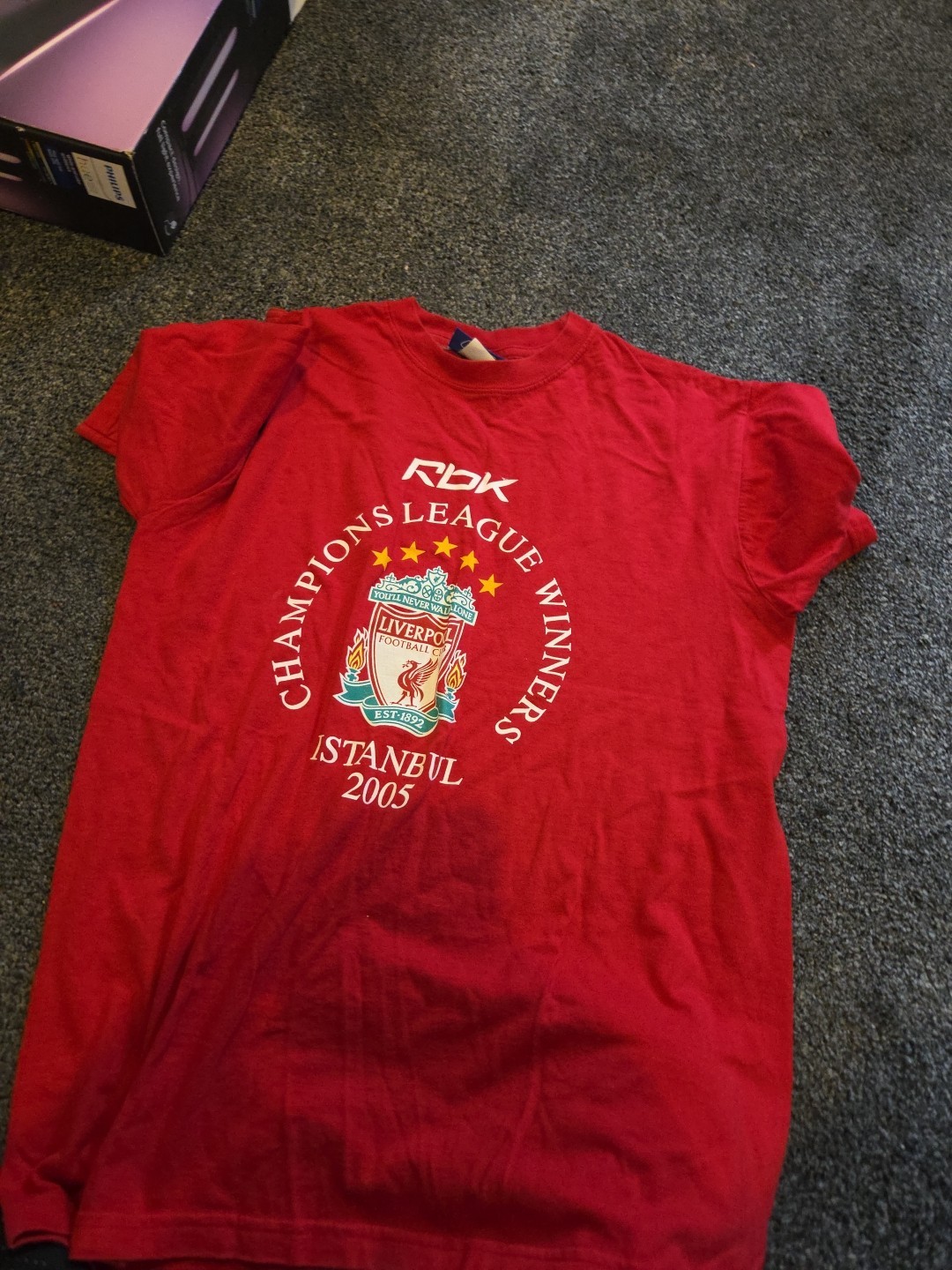 Liverpool Reebok Medium.shirt for sale on Ebay