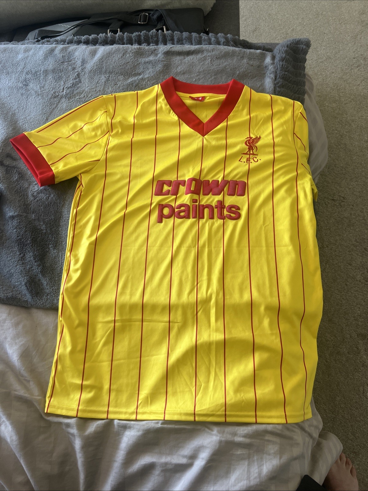 Liverpool FC Retro Shirt Size Medium New Without Tags From Club Shop for sale on Ebay
