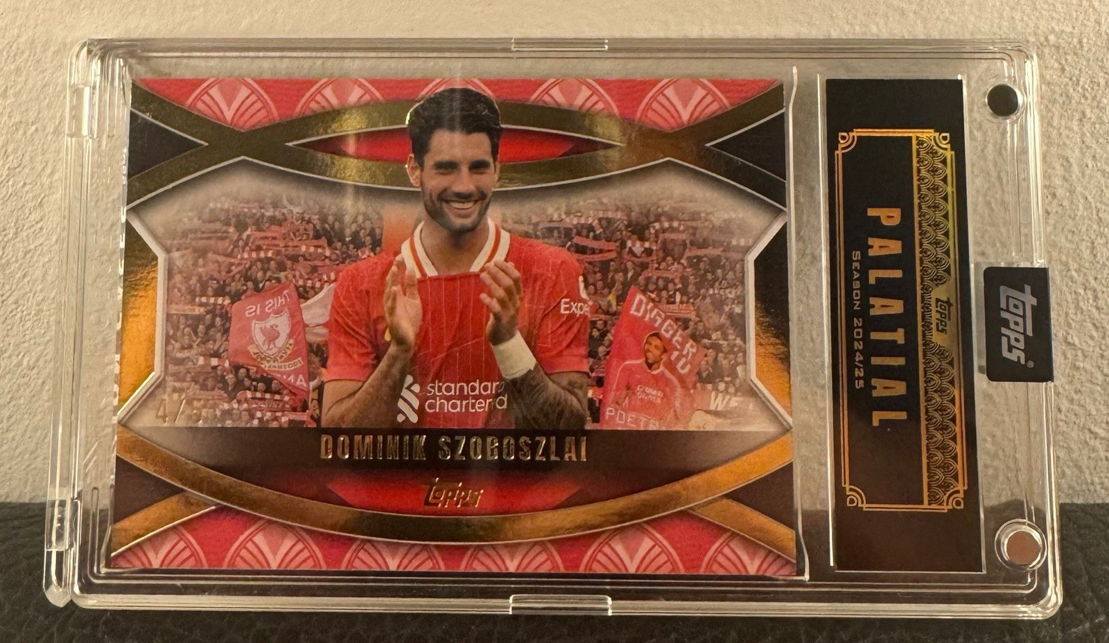 Dominik Szoboszlai 2024-25 Topps Palatial Liverpool FC /5 – Ultra Short Print! for sale on Ebay