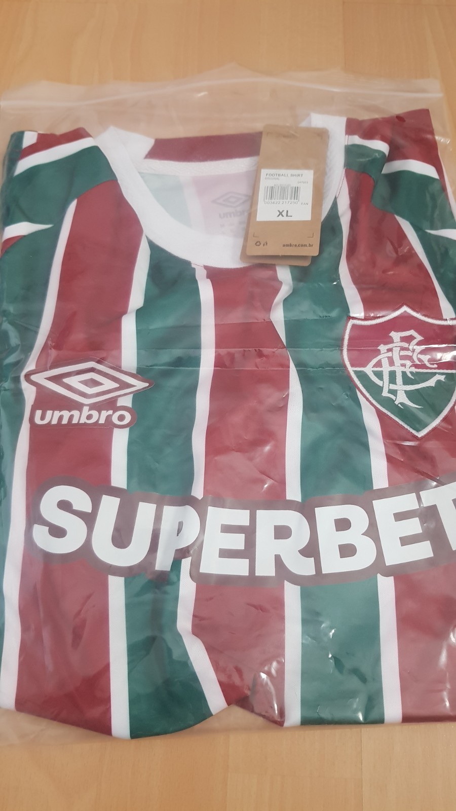fluminense football shirt xl home new for sale on Ebay
