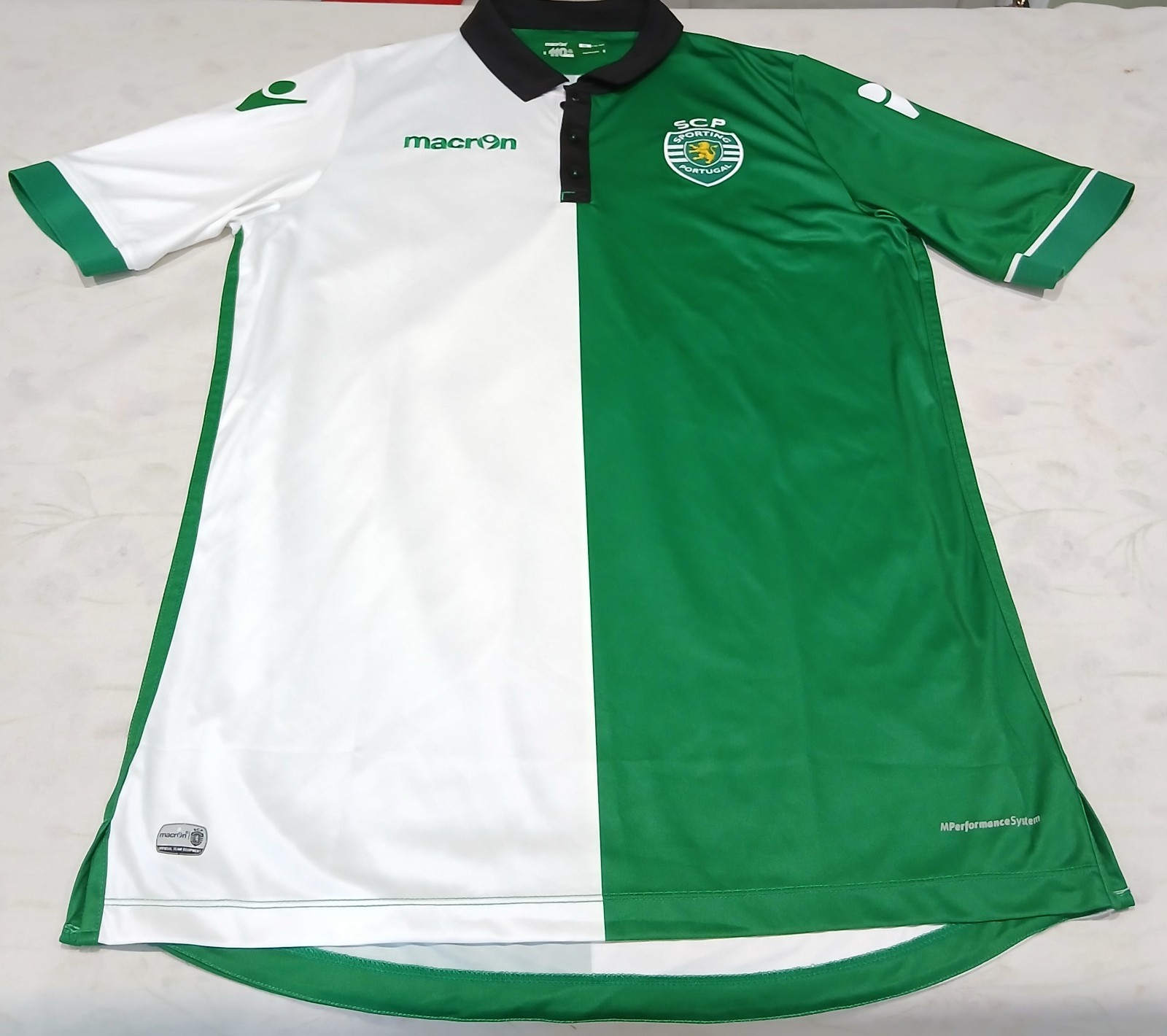 Sporting Lisbon 2015/16 Macron Men's XXL (Slim Fit) 3rd Football Shirt Portugal  for sale on Ebay