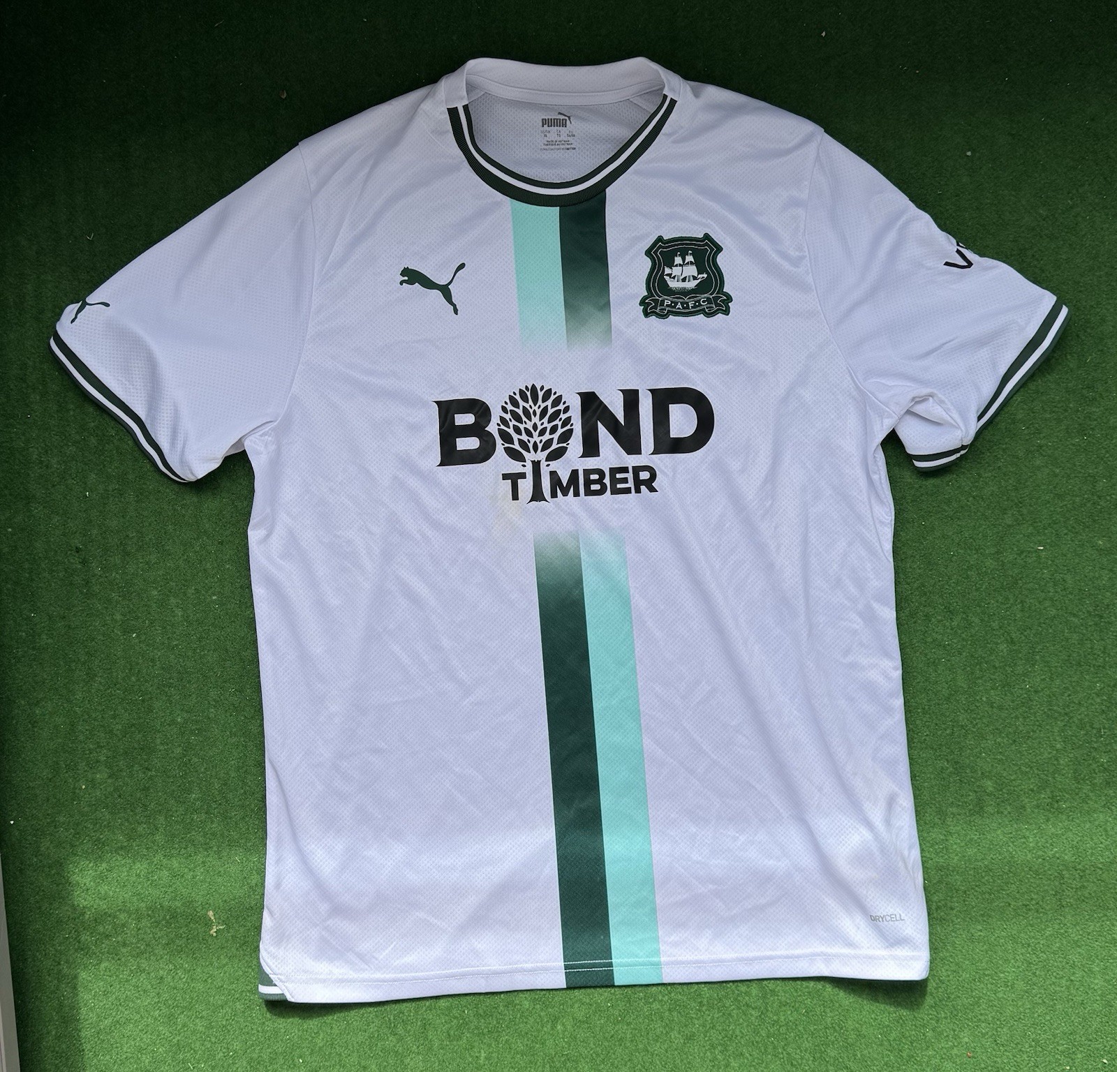 Plymouth Argyle 2023/24 Away Shirt XL for sale on Ebay