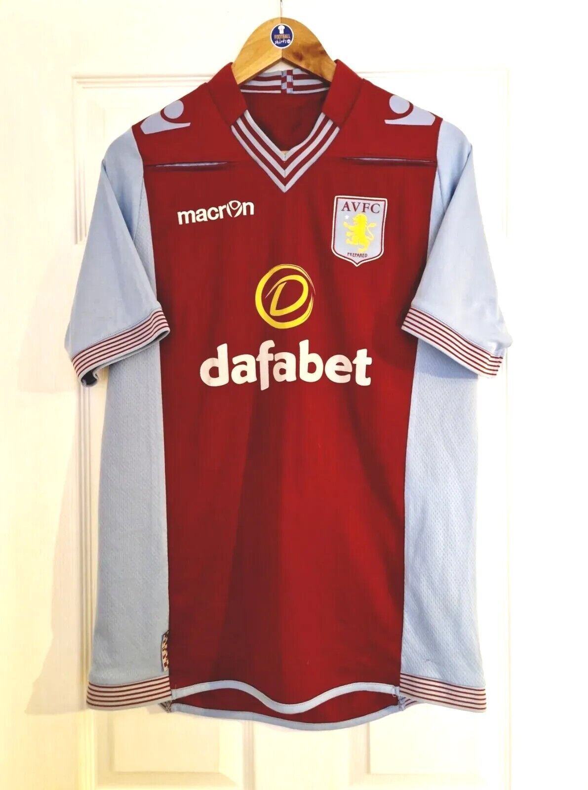 ASTON VILLA RARE HOME FOOTBALL SHIRT JERSEY 2013/14 - ADULT LARGE  for sale on Ebay