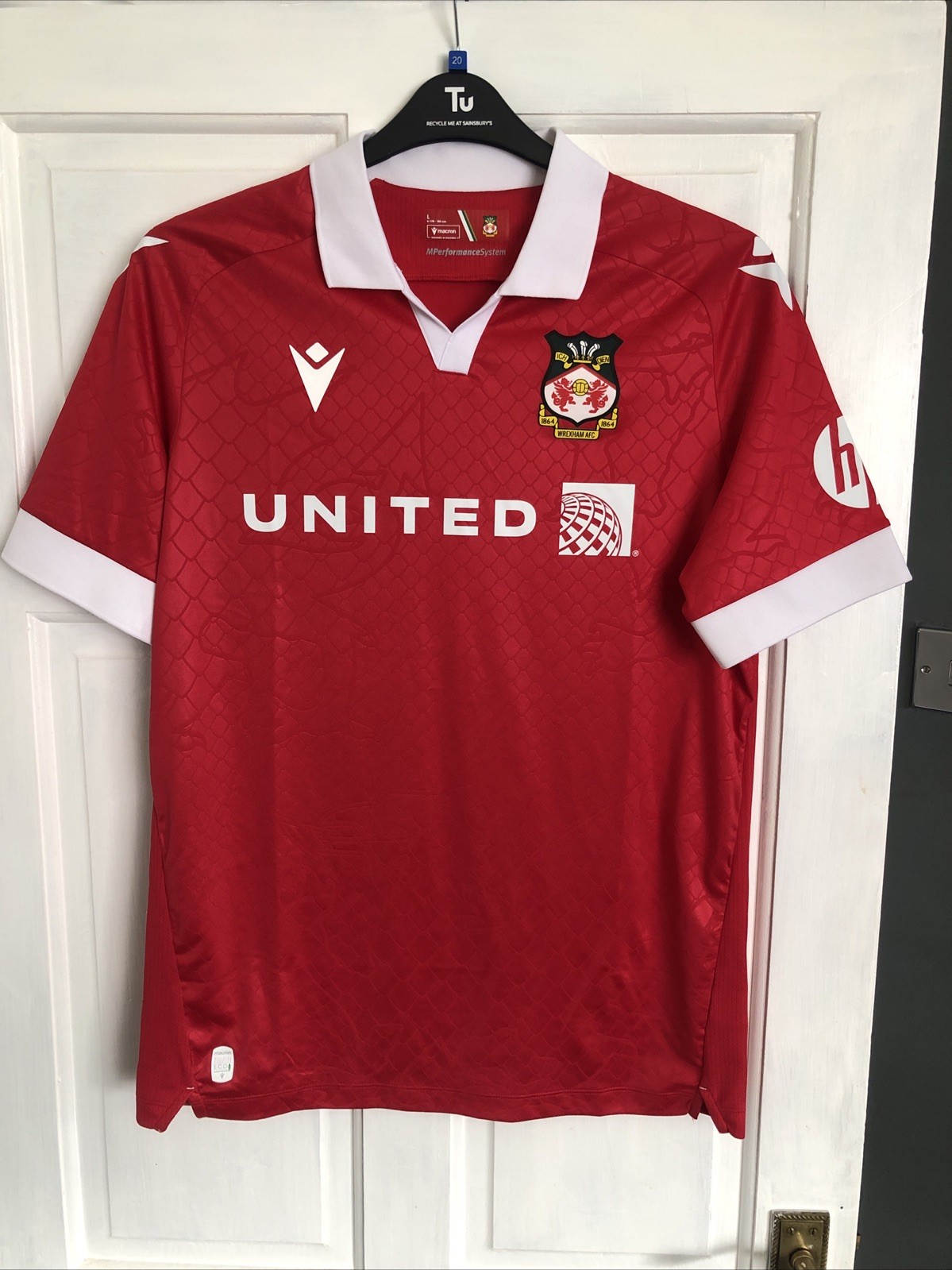 Official Wrexham 2024/2025 Home Shirt for sale on Ebay