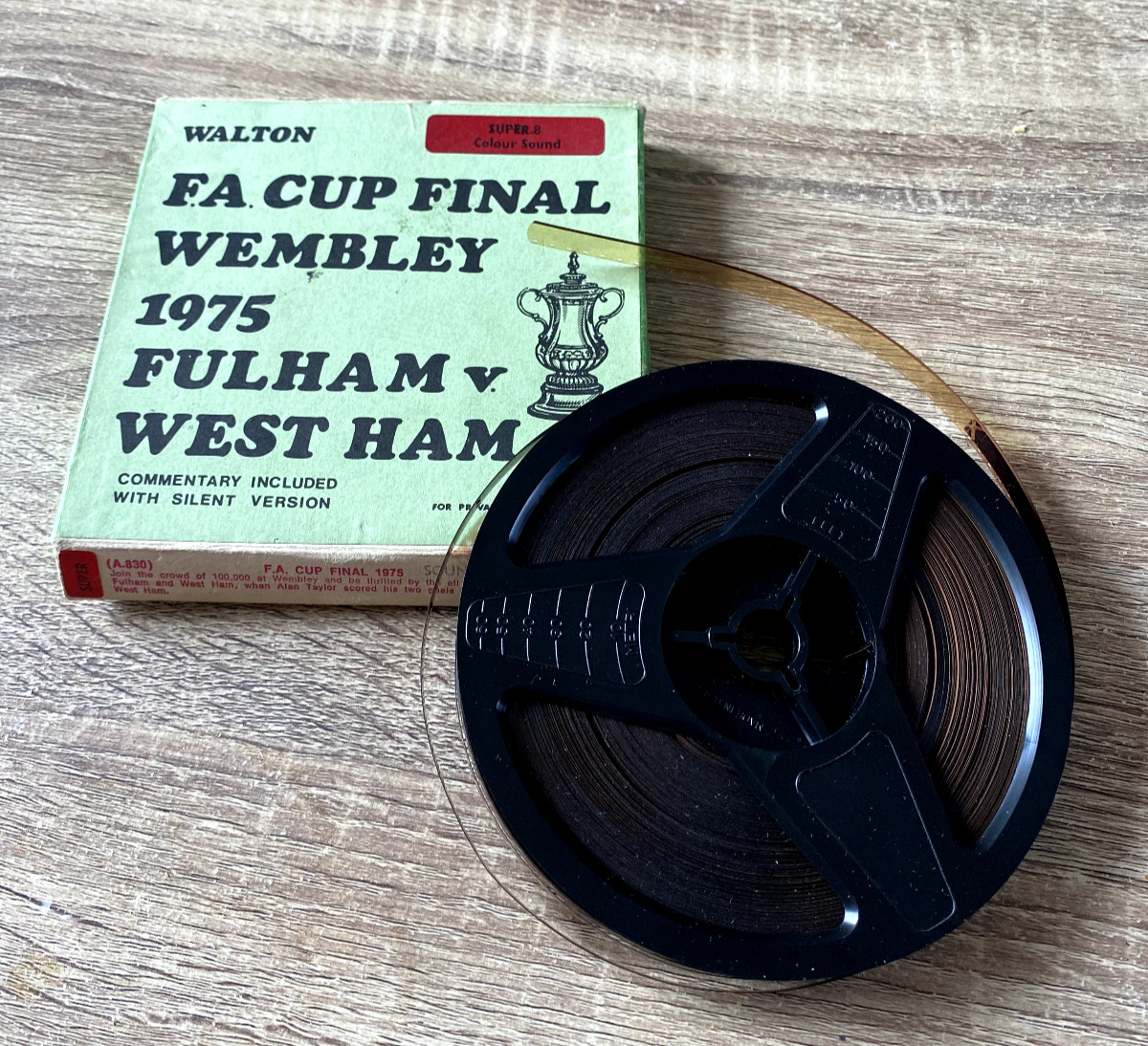 FA cup final wembley 1975 west ham v fulham super 8 film colour for sale on Ebay