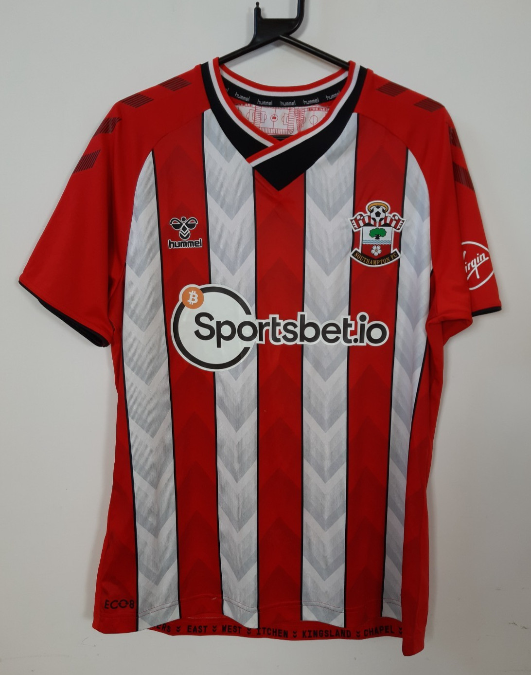 Southampton FC 2021-2022 Home Mens Football Soccer Shirt Size L for sale on Ebay