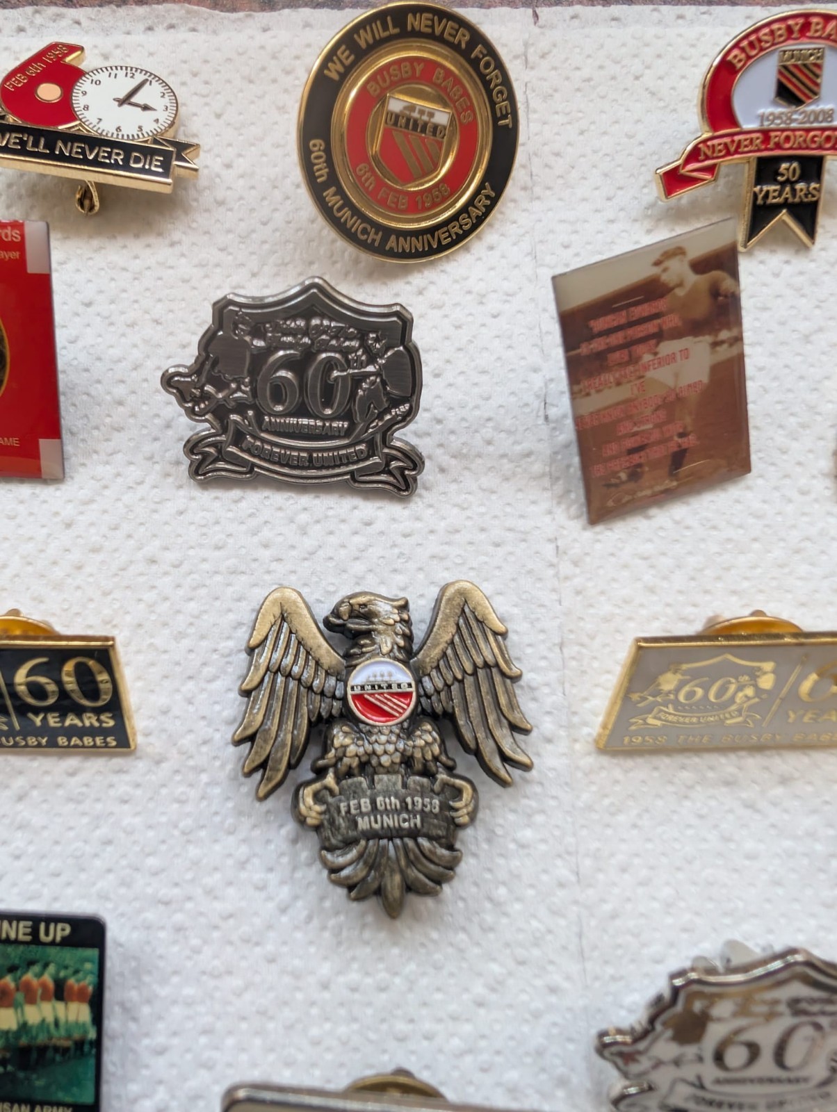 Manchester United Football Badges Bundle for sale on Ebay