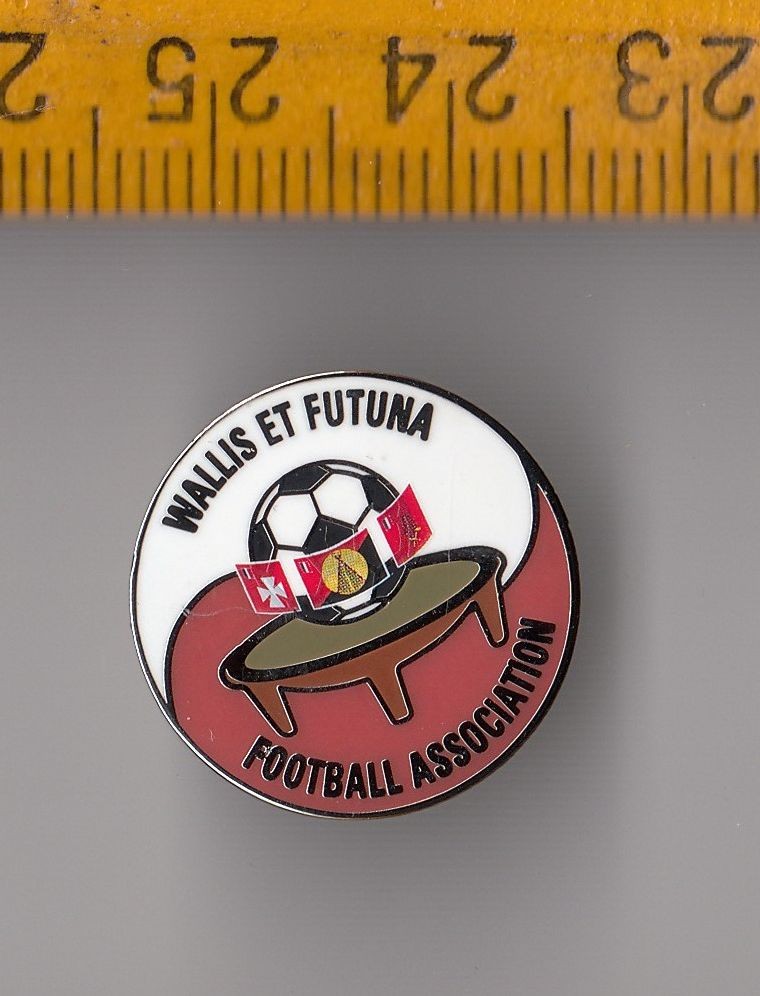 Wallis et Futuna Football Federation Association pin badge for sale on Ebay