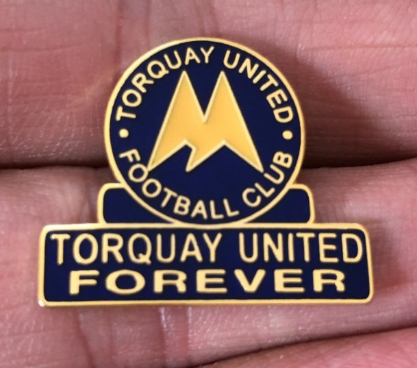 RARE NON LEAGUE TORQUAY UNITED F.C. FOREVER  ENAMEL PIN BADGE for sale on Ebay