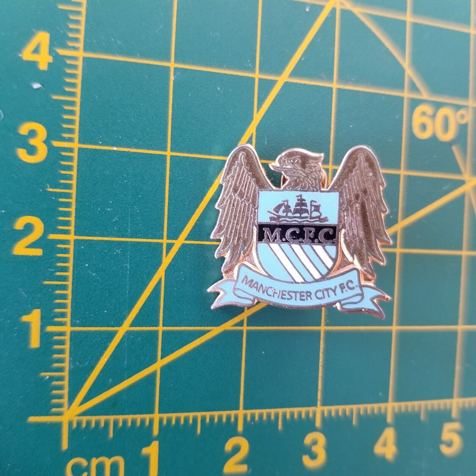 Man City / Manchester City / MCFC Pin Badge Enamel for sale on Ebay