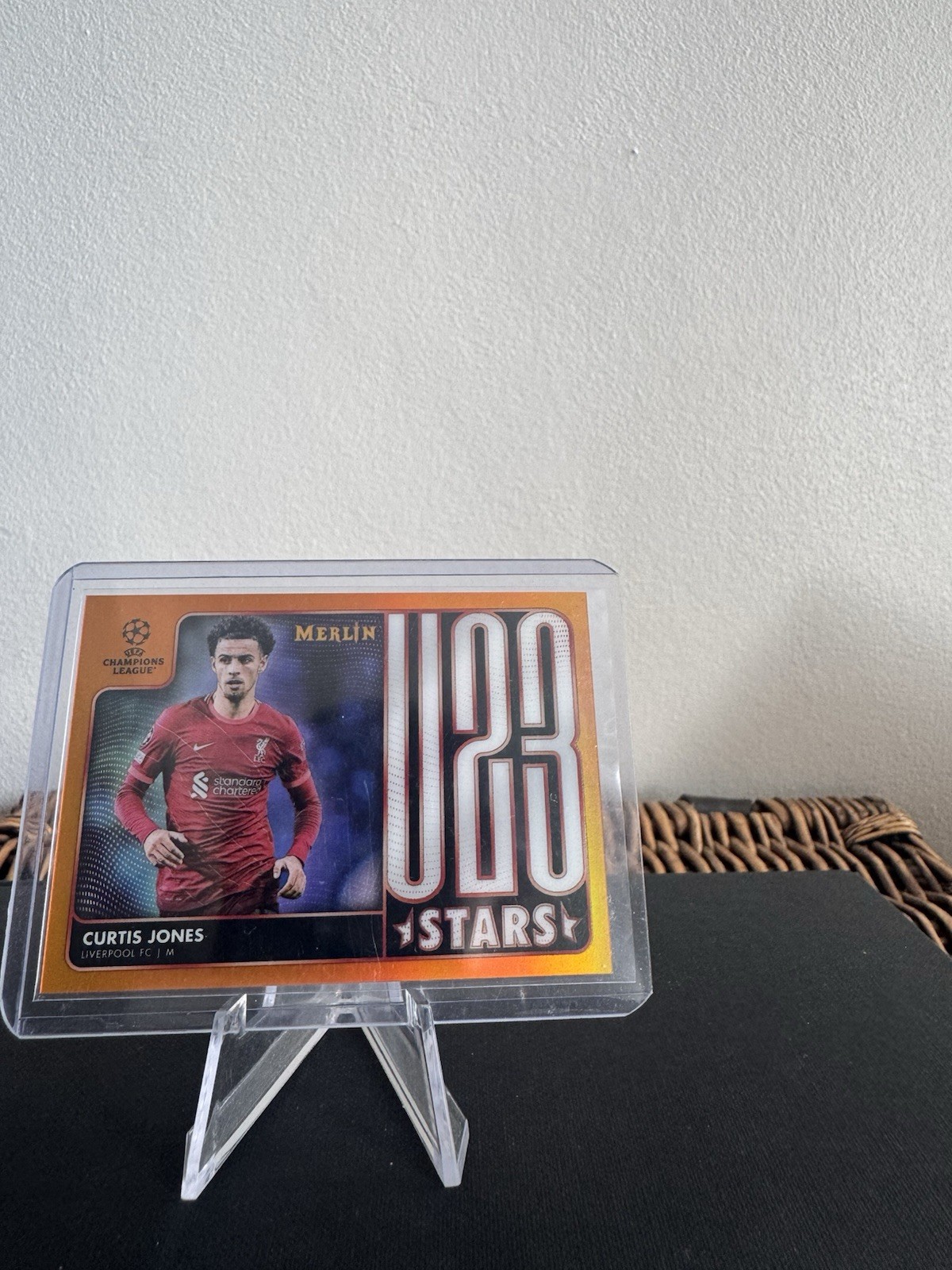 Curtis Jones /25 U23 Stars Topps Merlin Orange Refractor Liverpool for sale on Ebay